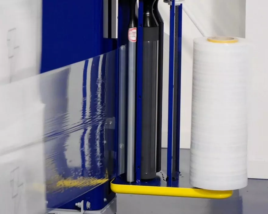 Quality inspection of cast machine stretch film on production line